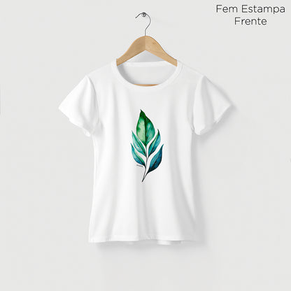 Camiseta Amazônia FOLHARTE - BRANCO - cód 2137