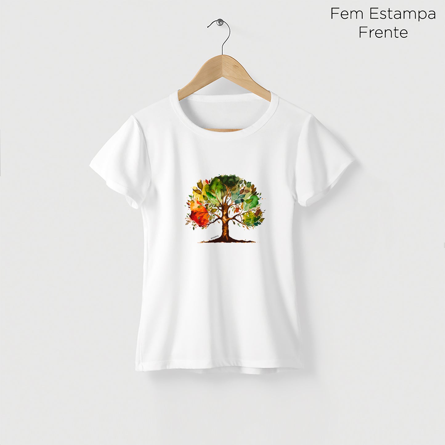 Camiseta Amazônia BIOTREE - BRANCO - cód 2138