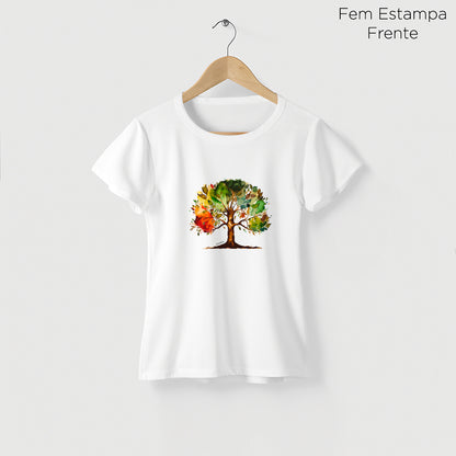 Camiseta Amazônia BIOTREE - BRANCO - cód 2138