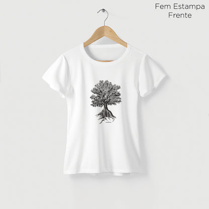 Camiseta Amazônia SUMAÚMA - BRANCO - cód 2139
