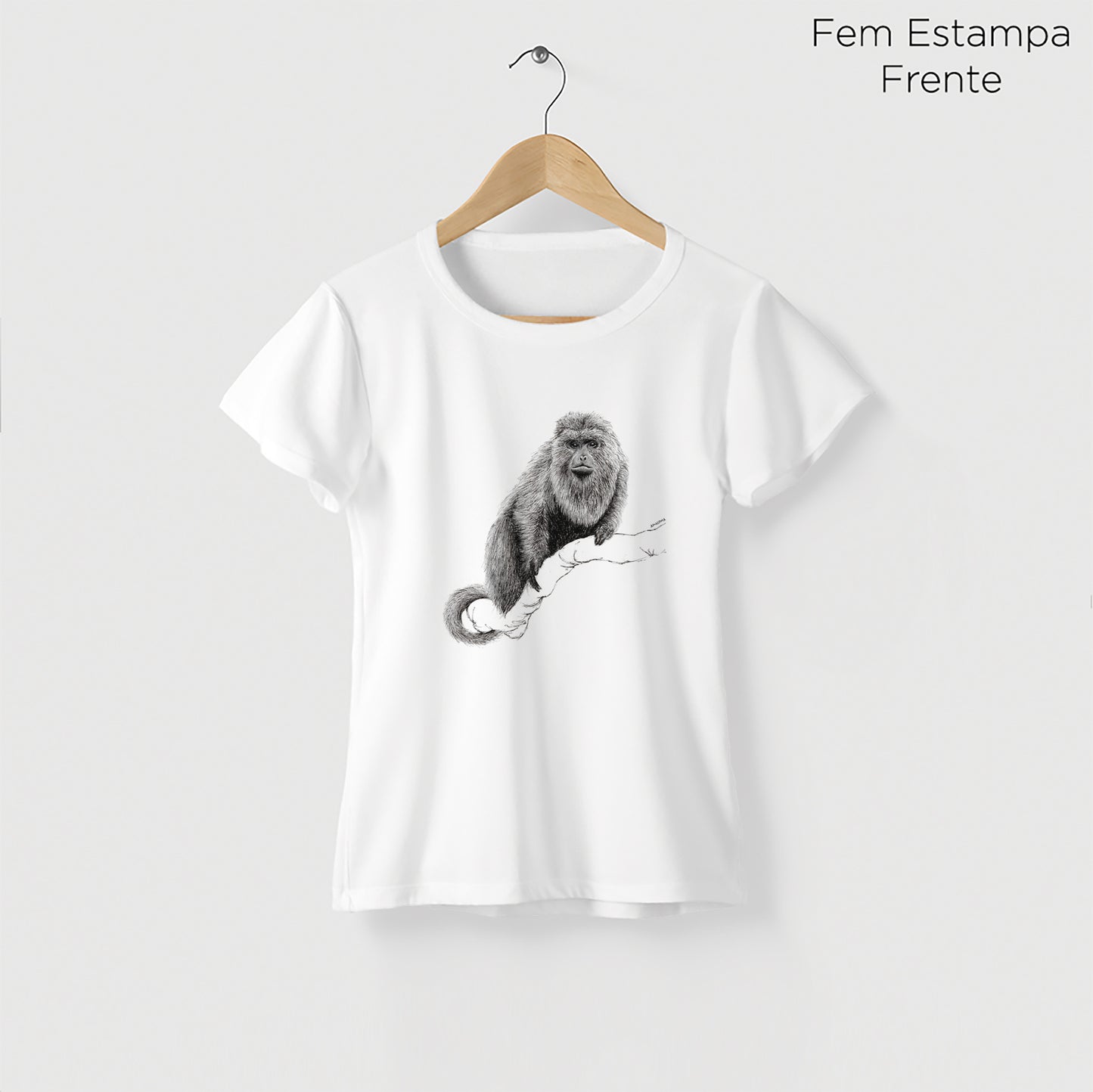 Camiseta Amazônia BUGIO - BRANCO - cód 2140