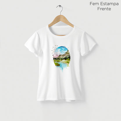 Camiseta Amazônia LAPINHA DA SERRA - BRANCO - cód 2141