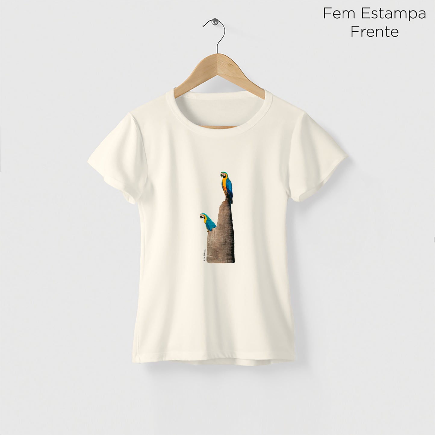 Camiseta Amazônia TRONCO ARARA - OFF WHITE - cód 2147