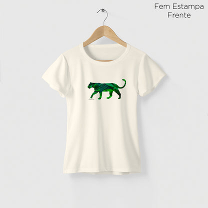 Camiseta Amazônia FAUNA FLORA - OFF WHITE - cód 2150