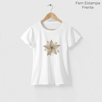 Camiseta Amazônia ARTE FOLHA - BRANCO - cód 2151