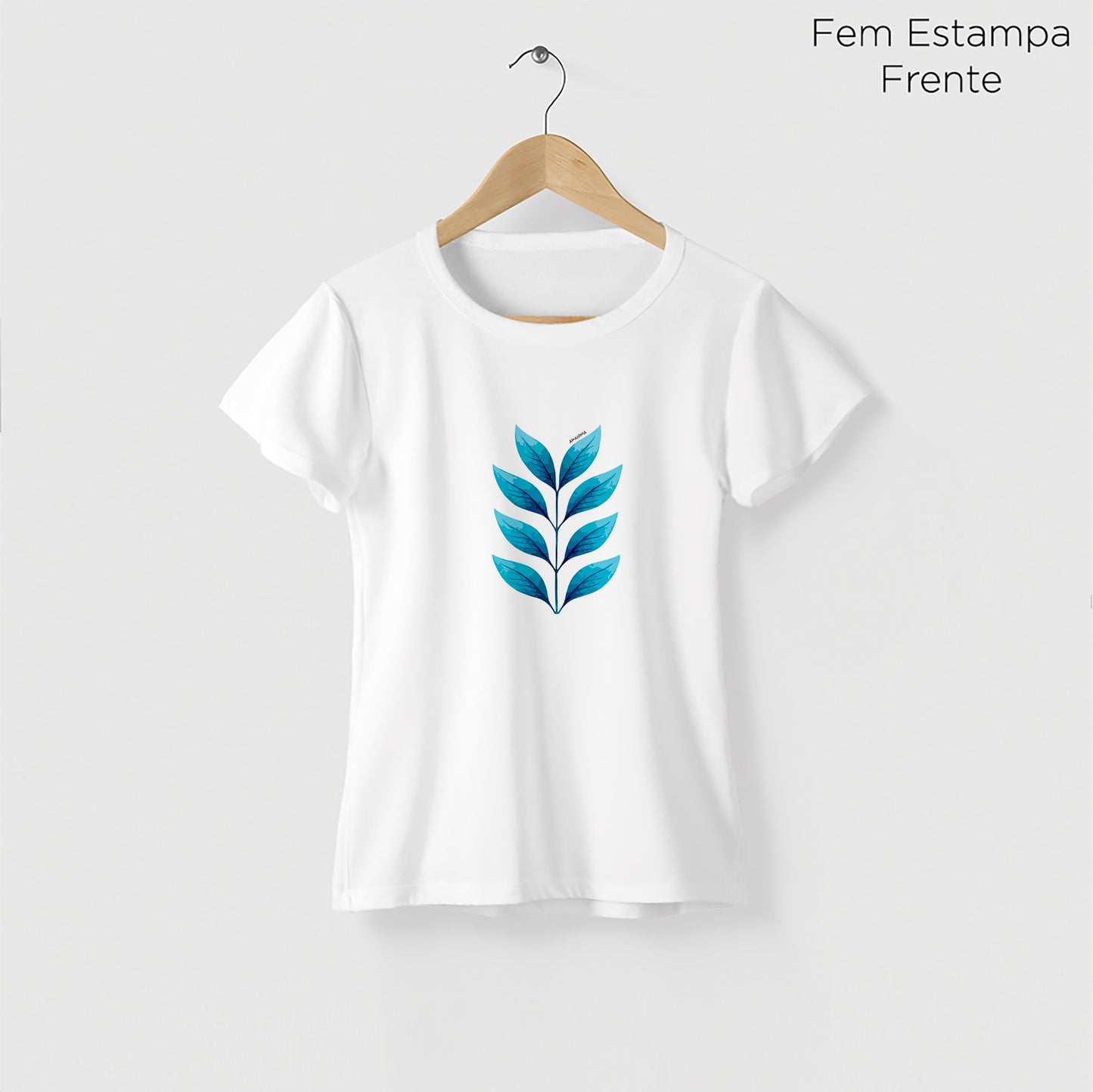 Camiseta Amazônia BIOFOLHAS – BRANCO - cód 2154