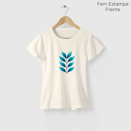 Camiseta Amazônia BIOFOLHAS – OFF WHITE - cód 2154