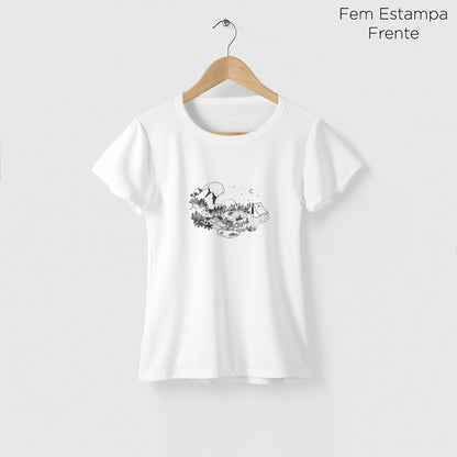 Camiseta Amazônia GUARDIÃO DA FLORESTA - BRANCO - cód 2157