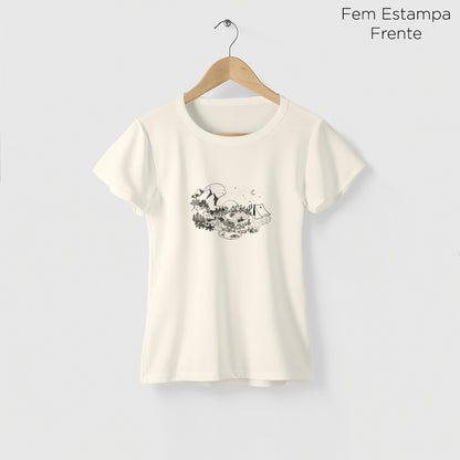 Camiseta Amazônia GUARDIÃO DA FLORESTA - OFF WHITE - cód 2157