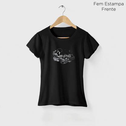 Camiseta Amazônia GUARDIÃO DA FLORESTA - PRETO - cód 2157