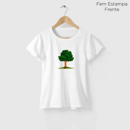 Camiseta Amazônia AQUARELA LOGO – BRANCO - cód 2195