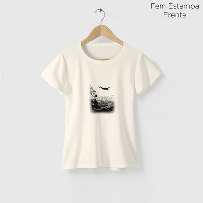 Camiseta Amazônia CLIFF DIVING - OFF WHITE - cód 2198