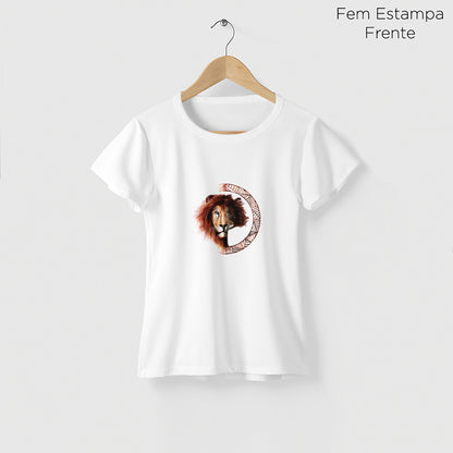 Camiseta Amazônia LEÃO LOGO – BRANCO - cód 2209