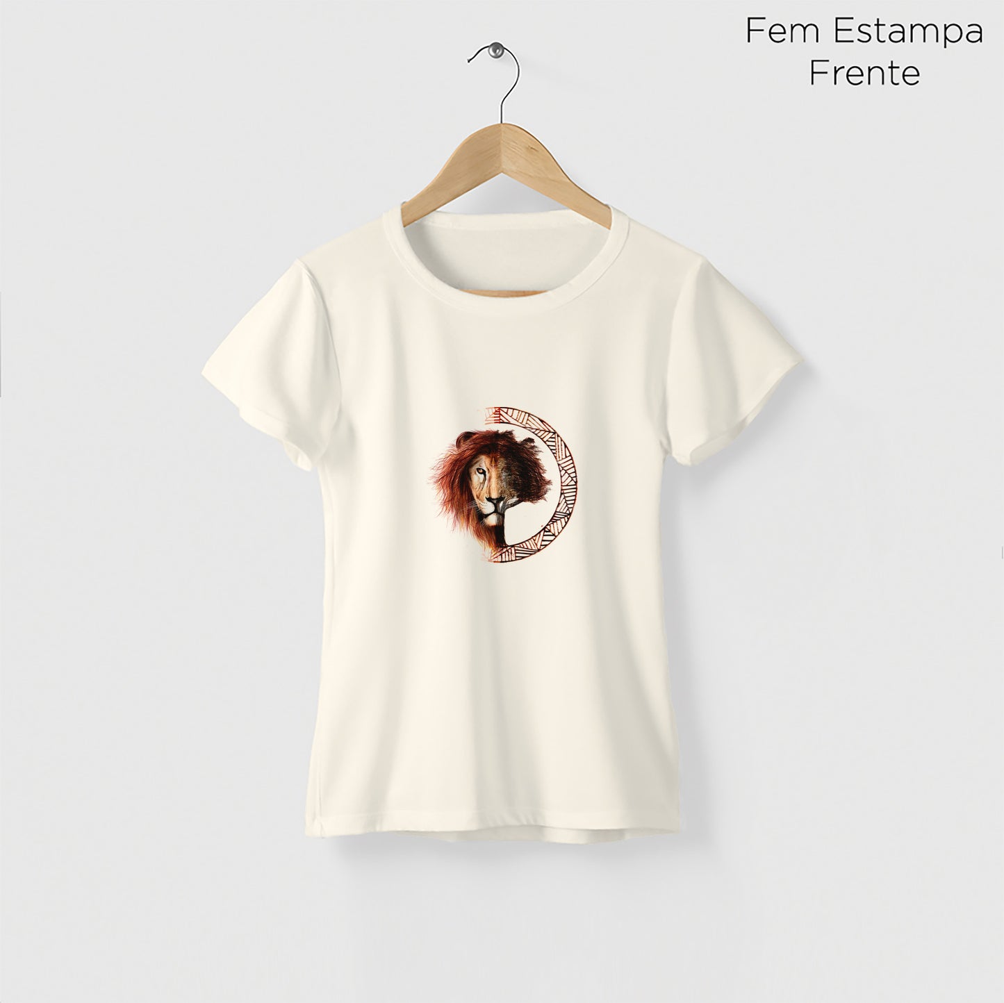 Camiseta Amazônia LEÃO LOGO – OFF WHITE - cód 2209