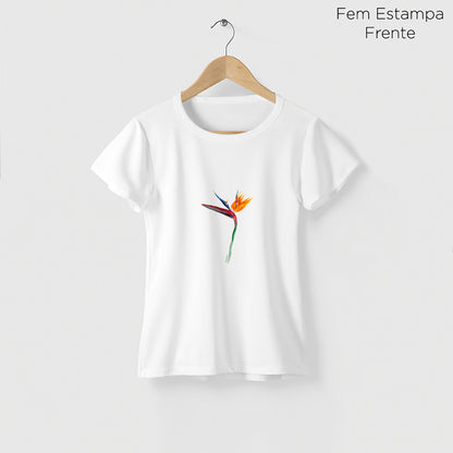 Camiseta Amazônia STRELITZIA – BRANCO - cód 2210