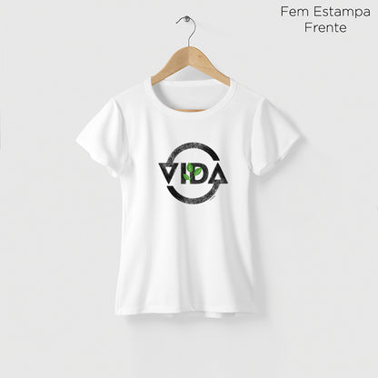 Camiseta Amazônia CICLO DA VIDA – BRANCO - cód 2214