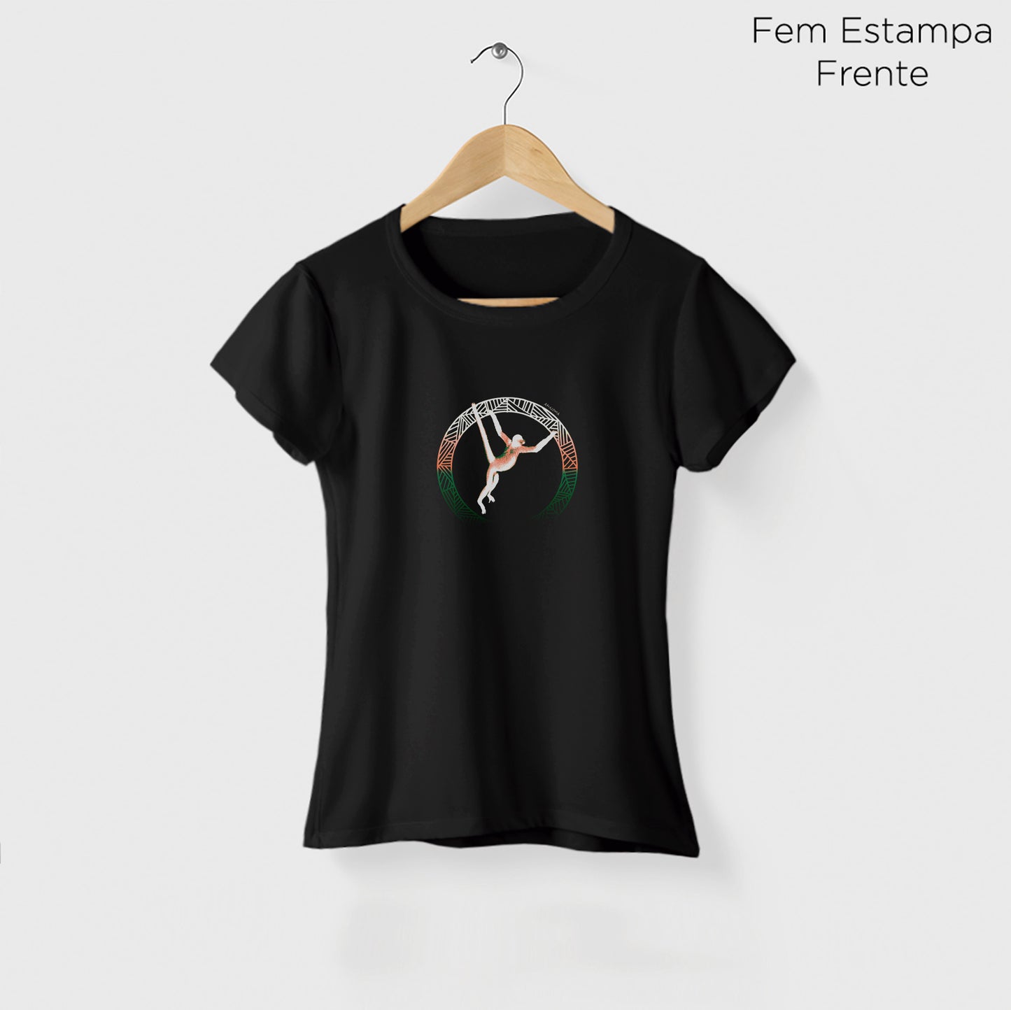 Camiseta Amazônia MACACO LOGO – PRETO - cód 2216