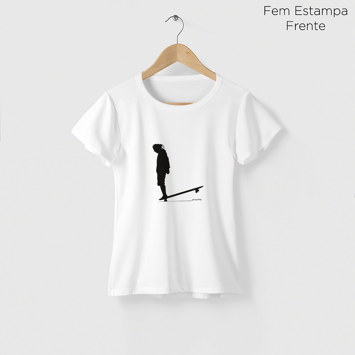 Camiseta Amazônia SK8 – BRANCO - cód 2219
