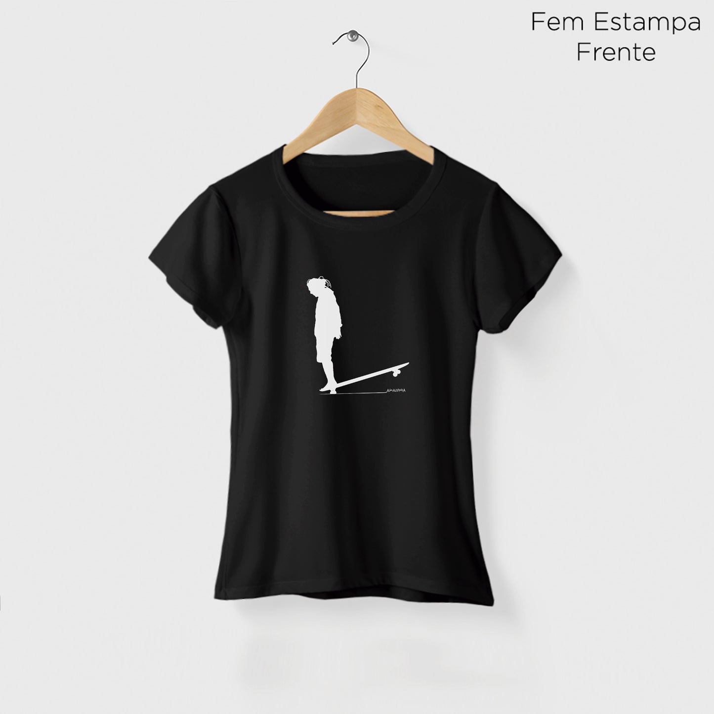 Camiseta Amazônia SK8 – PRETO - cód 2219