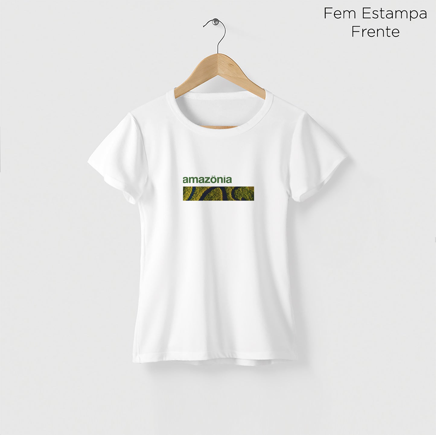 Camiseta Amazônia BIOMA AMAZÔNIA – BRANCO - cód 2225