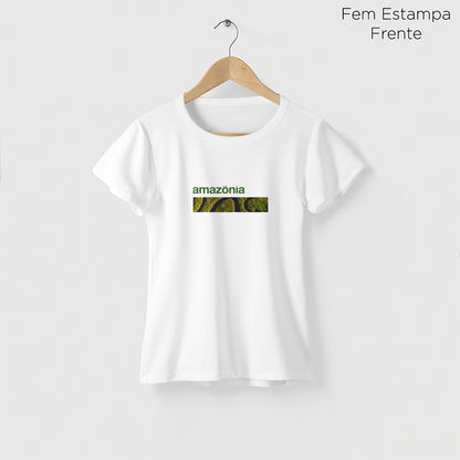 Camiseta Amazônia BIOMA AMAZÔNIA – BRANCO - cód 2225