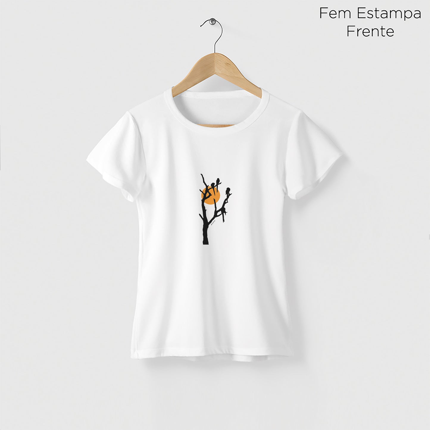 Camiseta Amazônia ENTRE GALHOS - BRANCO - cód 2231