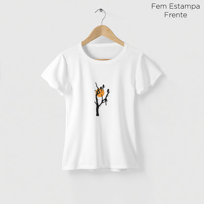 Camiseta Amazônia ENTRE GALHOS - BRANCO - cód 2231