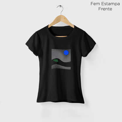 Camiseta Amazônia ÁRVORE DO TEMPO - PRETO - cód 2260