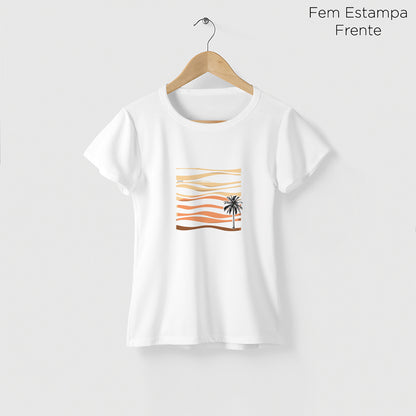 Camiseta Amazônia VENTO HORIZONTE - BRANCO - cód 2268