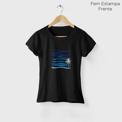 Camiseta Amazônia VENTO HORIZONTE - PRETO - cód 2268
