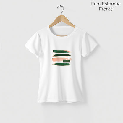 Camiseta Amazônia CAMINHO LIVRE - BRANCO - cód 2269