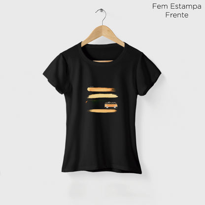 Camiseta Amazônia CAMINHO LIVRE - PRETO - cód 2269