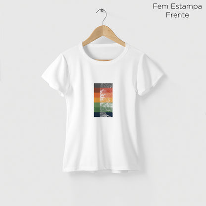 Camiseta Amazônia TOPOGRAFIA - BRANCO - cód 2275