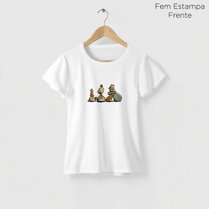 Camiseta Amazônia EQUILÍBRIO - BRANCO - cód 2278