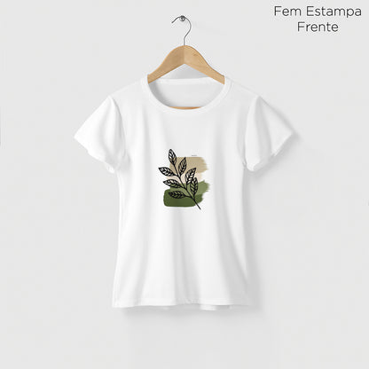 Camiseta Amazônia BIOFOLHA - BRANCO - cód 2279