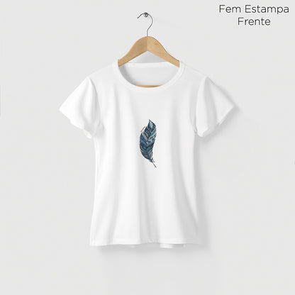 Camiseta Amazônia TRAÇO LIVRE - BRANCO - cód 2280