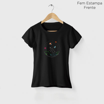 Camiseta Amazônia CÉU DA MATA - PRETO - cód 2282