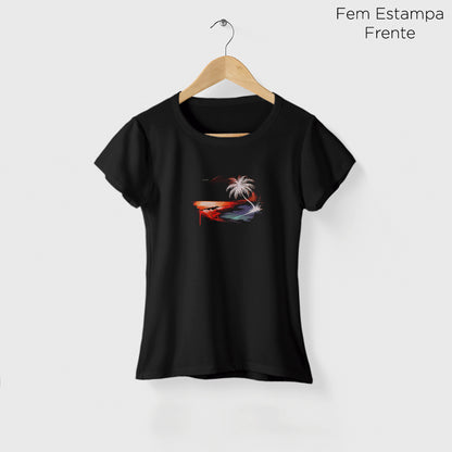 Camiseta Amazônia PRAIA DESERTA - PRETO - cód 2287