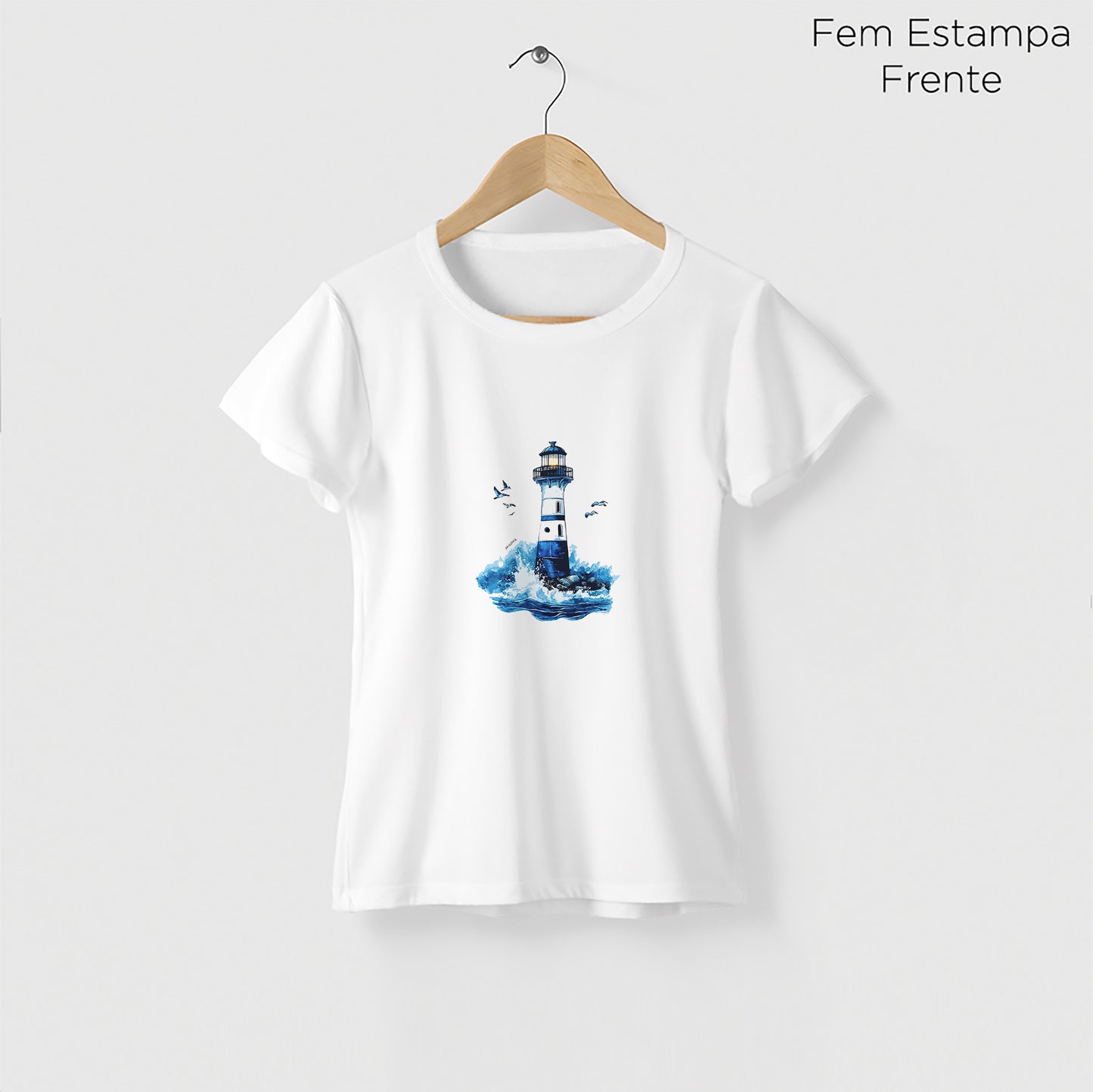 Camiseta Amazônia FAROL - BRANCO - cód 2288