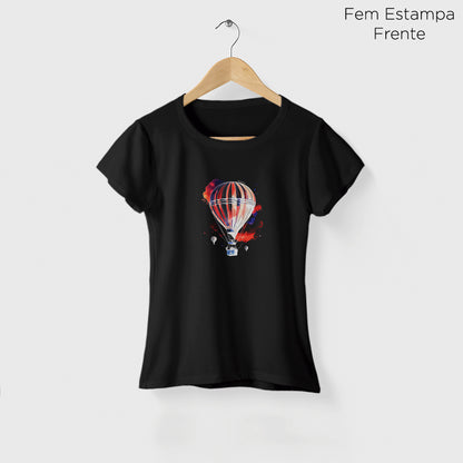 Camiseta Amazônia BALÃO - PRETO - cód 2289
