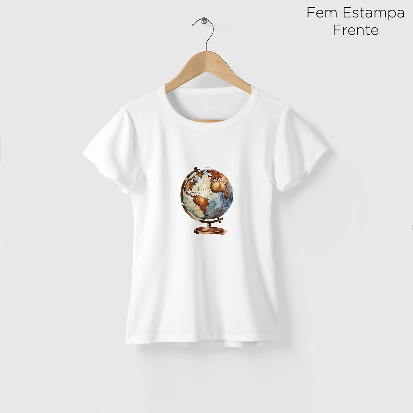 Camiseta Amazônia MUNDO - BRANCO - cód 2293