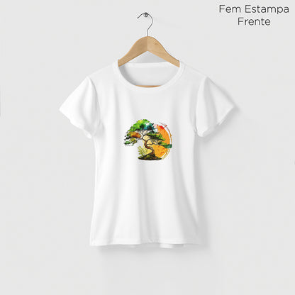 Camiseta Amazônia BONSAI - BRANCO - cód 2294