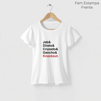 Camiseta Amazônia BOXE GOLPES – BRANCO - cód 2316