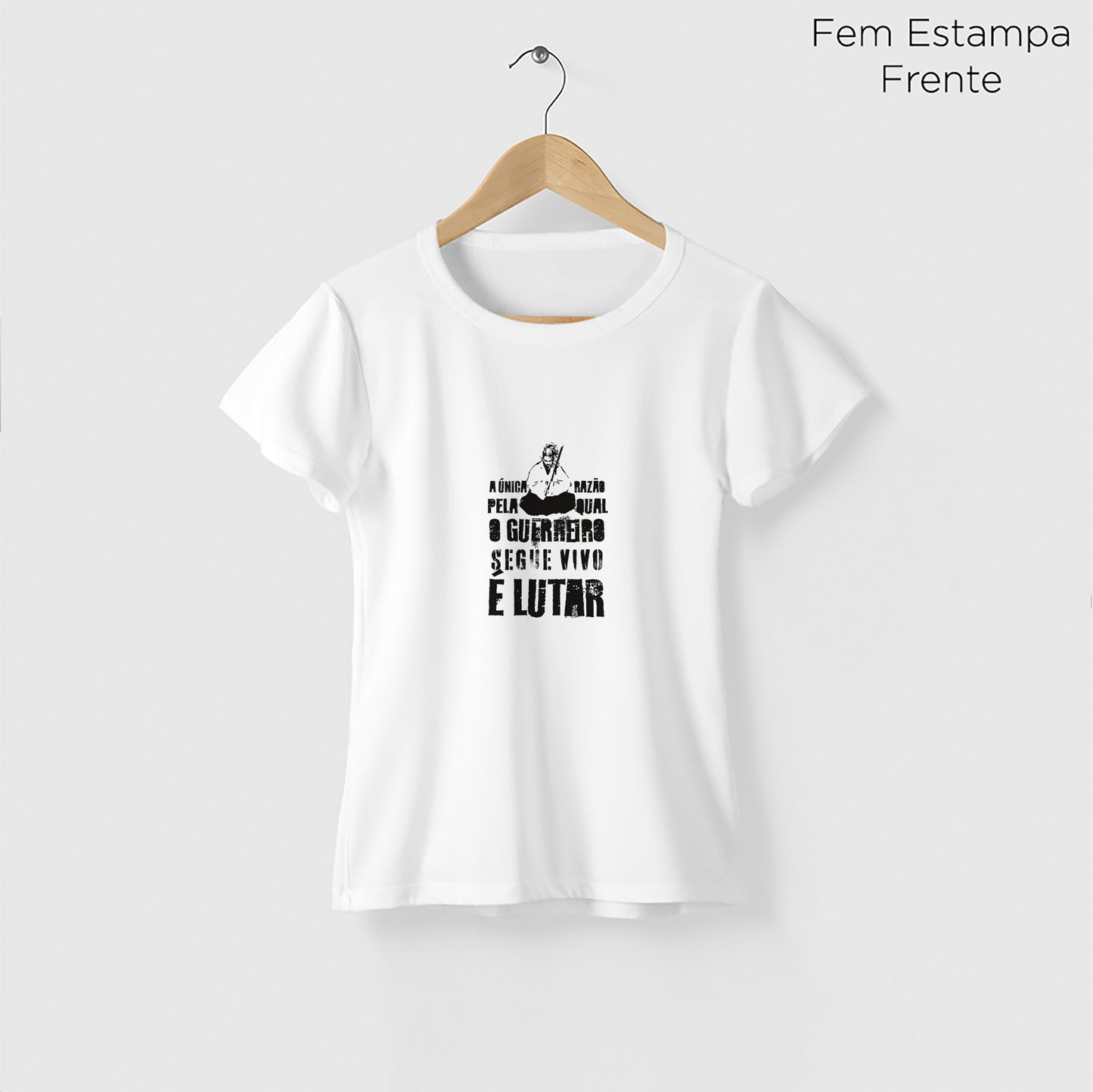 Camiseta Amazônia GUERREIRO – BRANCO - cód 2323
