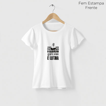 Camiseta Amazônia GUERREIRO – BRANCO - cód 2323