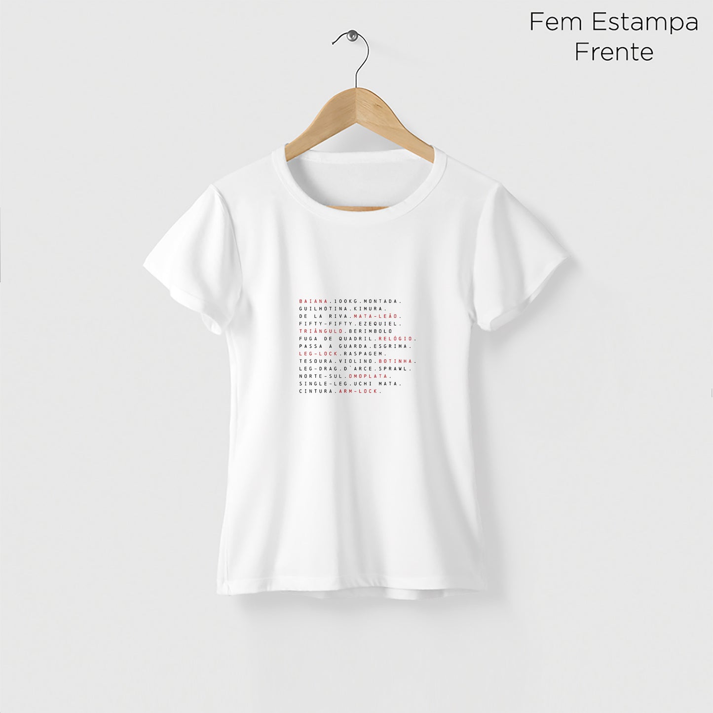 Camiseta Amazônia JIU-JITSU SEQUÊNCIA – BRANCO - cód 2327