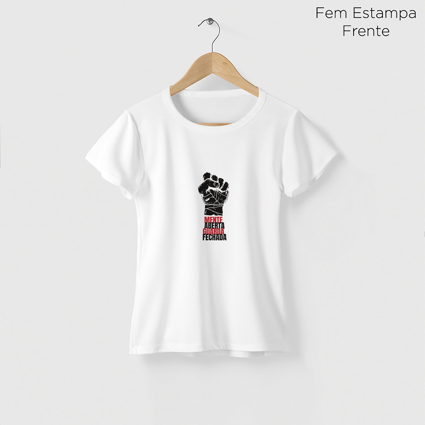 Camiseta Amazônia MENTE ABERTA – BRANCO - cód 2328