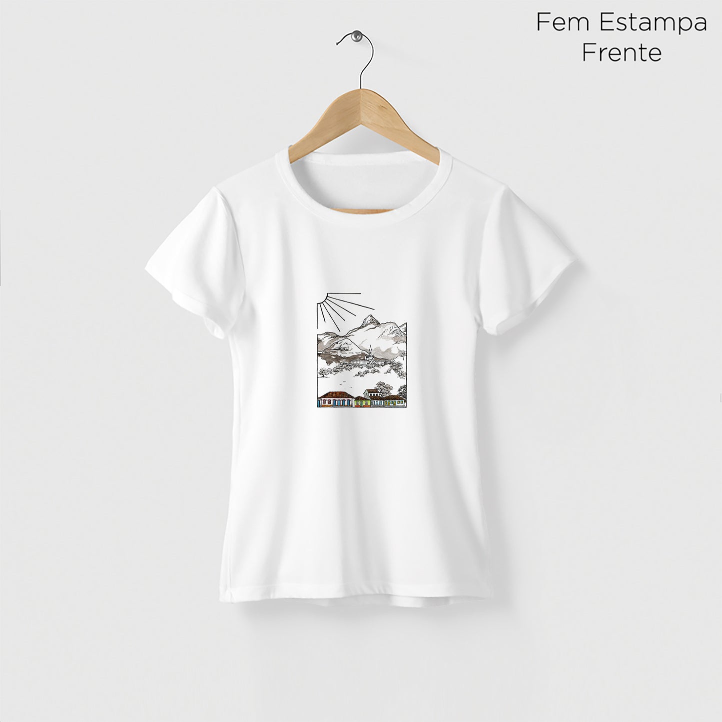 Camiseta Amazônia CARAÇA - BRANCO - cód 2335