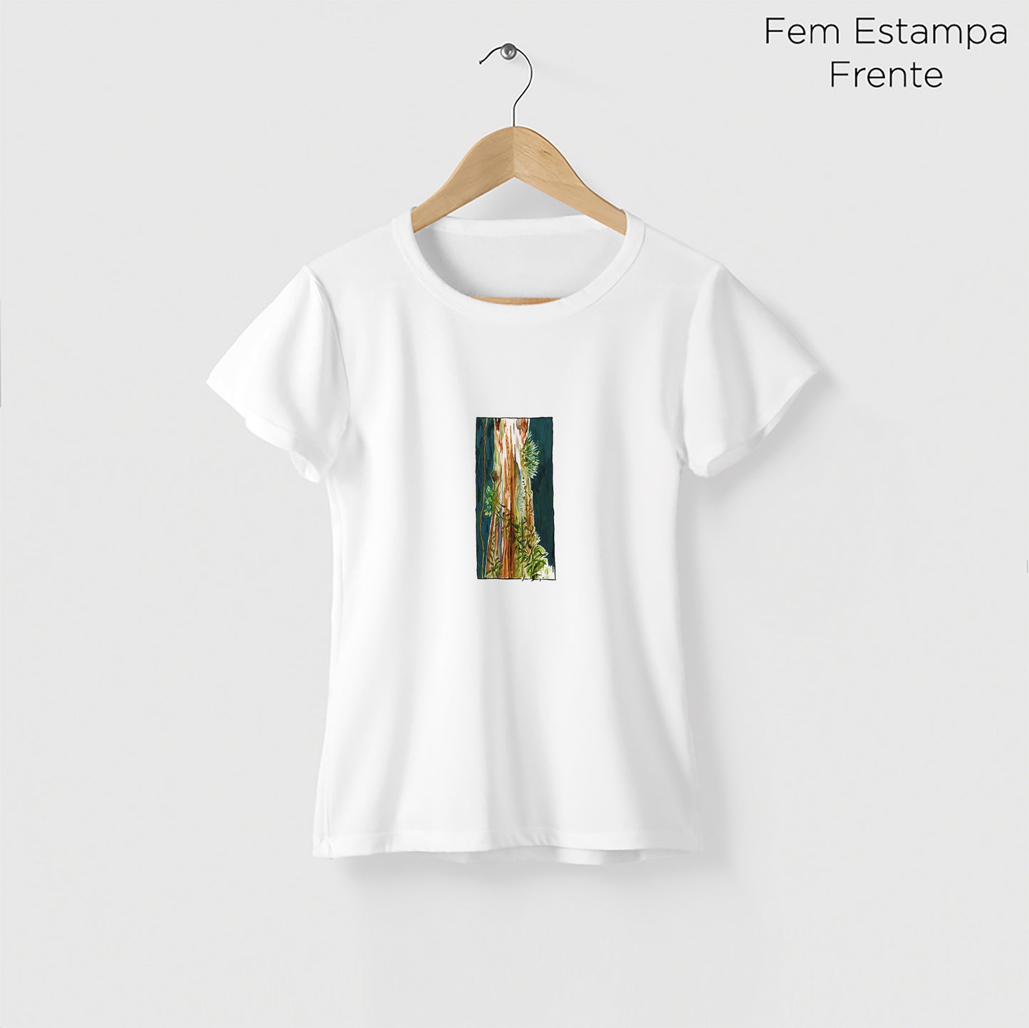 Camiseta Amazônia GUARANTÃ - BRANCO - cód 2337