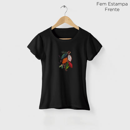 Camiseta Amazônia CACAU - PRETO - cód 2353
